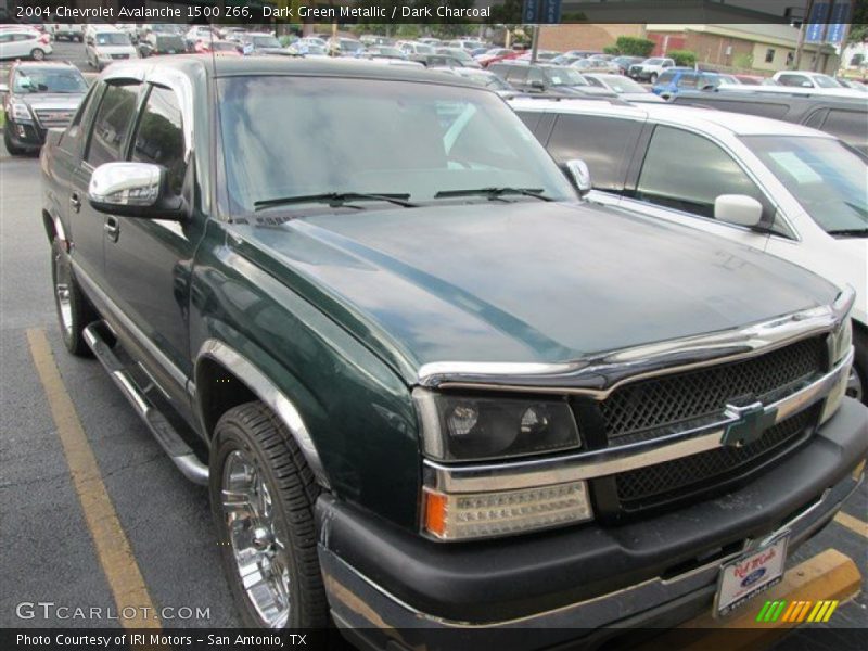 Dark Green Metallic / Dark Charcoal 2004 Chevrolet Avalanche 1500 Z66