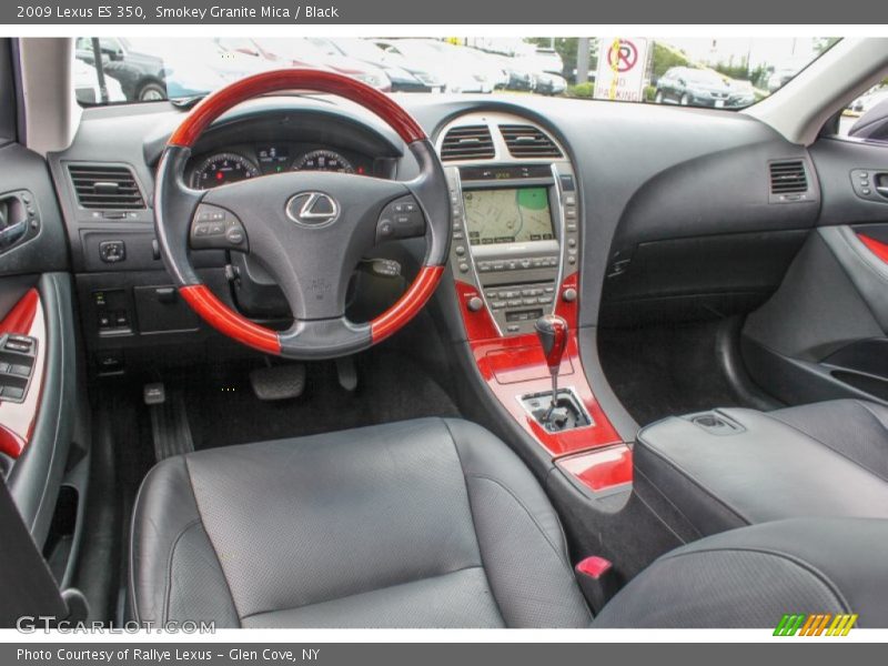 Smokey Granite Mica / Black 2009 Lexus ES 350