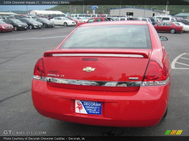 Victory Red / Ebony 2009 Chevrolet Impala LT