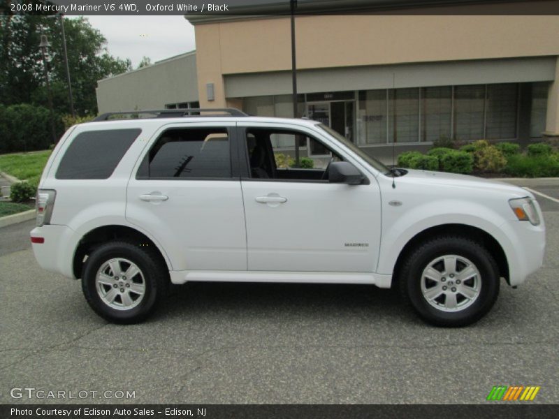 Oxford White / Black 2008 Mercury Mariner V6 4WD