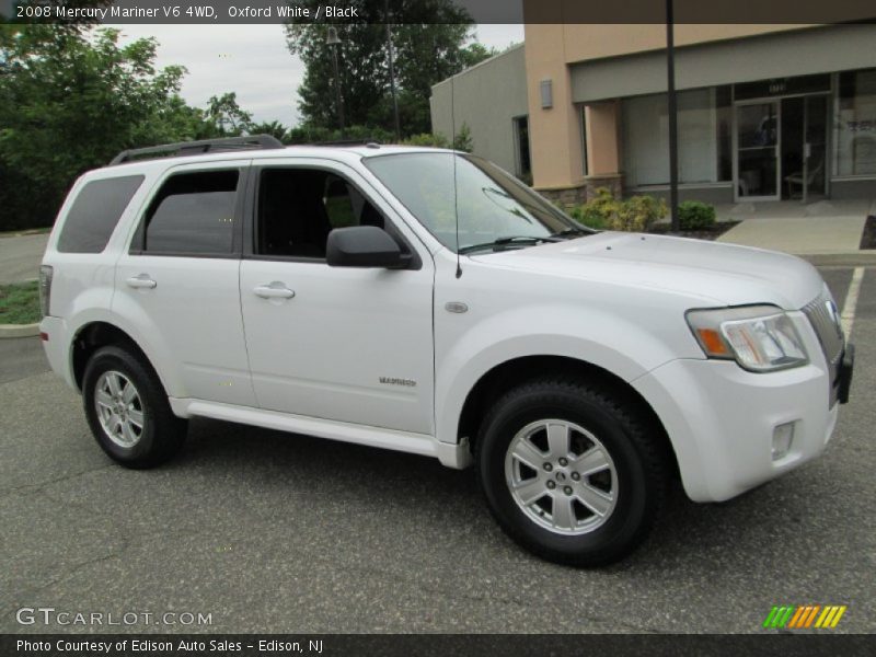 Oxford White / Black 2008 Mercury Mariner V6 4WD