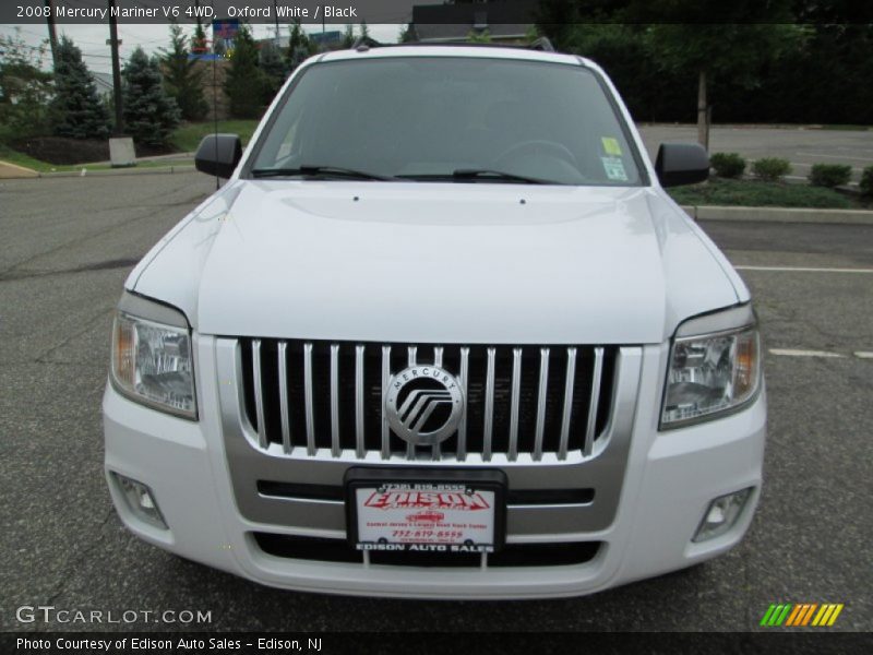 Oxford White / Black 2008 Mercury Mariner V6 4WD