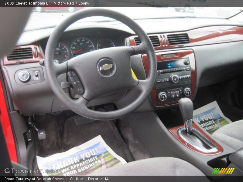 Victory Red / Ebony 2009 Chevrolet Impala LT