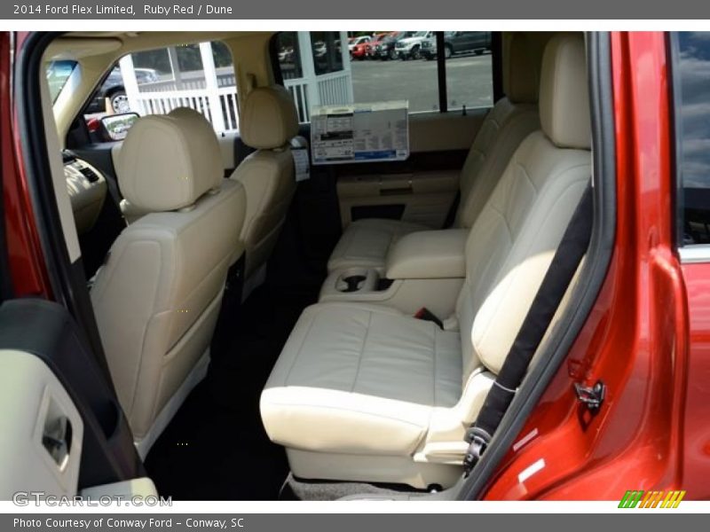 Ruby Red / Dune 2014 Ford Flex Limited