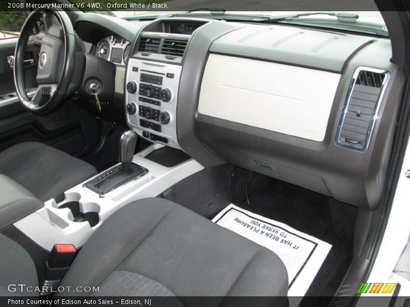 Oxford White / Black 2008 Mercury Mariner V6 4WD