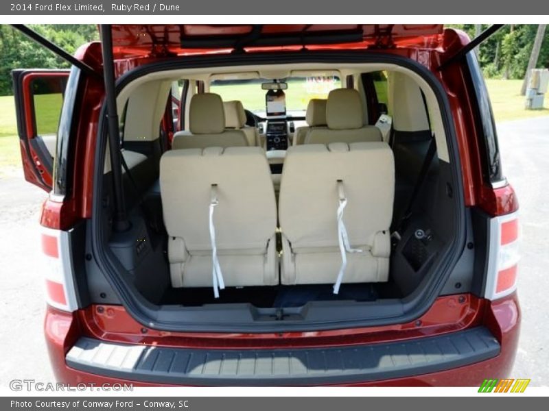 Ruby Red / Dune 2014 Ford Flex Limited