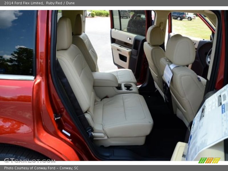 Ruby Red / Dune 2014 Ford Flex Limited