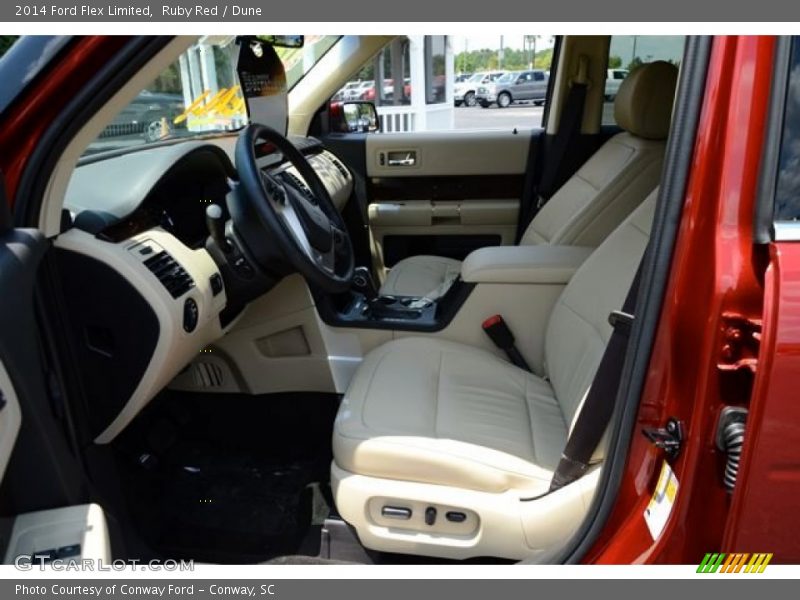 Ruby Red / Dune 2014 Ford Flex Limited