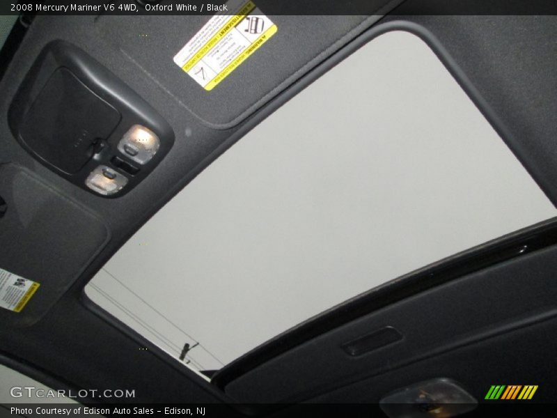 Oxford White / Black 2008 Mercury Mariner V6 4WD