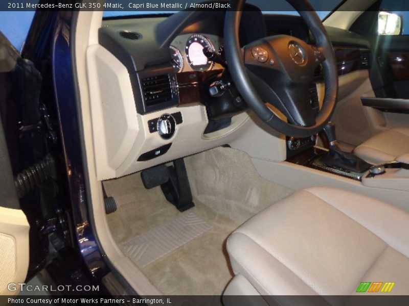 Capri Blue Metallic / Almond/Black 2011 Mercedes-Benz GLK 350 4Matic