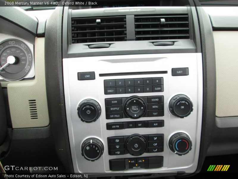 Oxford White / Black 2008 Mercury Mariner V6 4WD