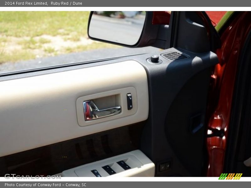 Ruby Red / Dune 2014 Ford Flex Limited