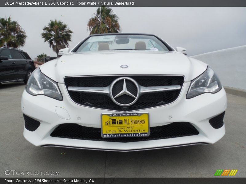 Polar White / Natural Beige/Black 2014 Mercedes-Benz E 350 Cabriolet