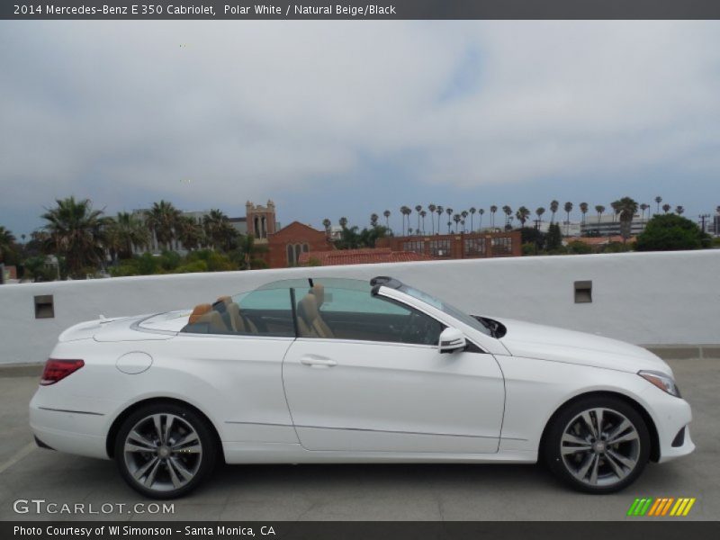 Polar White / Natural Beige/Black 2014 Mercedes-Benz E 350 Cabriolet
