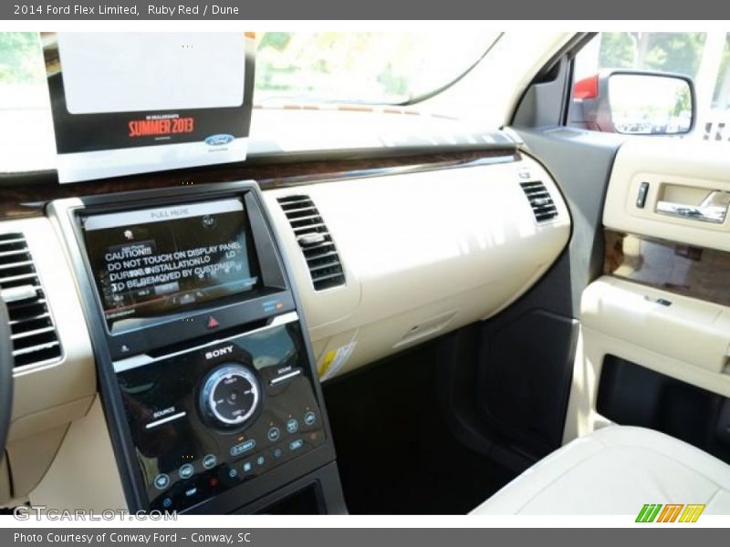 Ruby Red / Dune 2014 Ford Flex Limited