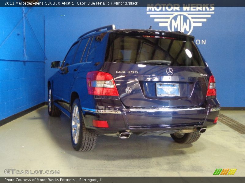 Capri Blue Metallic / Almond/Black 2011 Mercedes-Benz GLK 350 4Matic