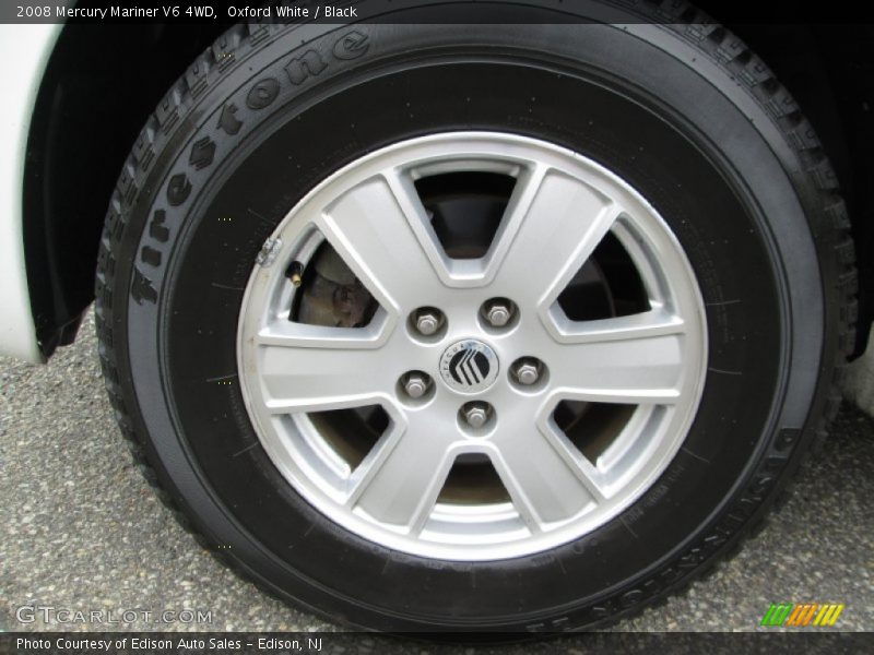 Oxford White / Black 2008 Mercury Mariner V6 4WD