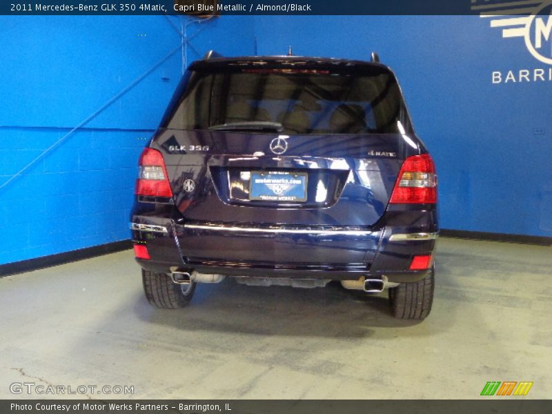 Capri Blue Metallic / Almond/Black 2011 Mercedes-Benz GLK 350 4Matic