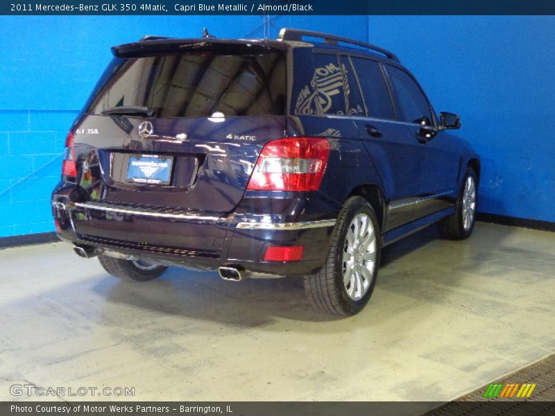 Capri Blue Metallic / Almond/Black 2011 Mercedes-Benz GLK 350 4Matic