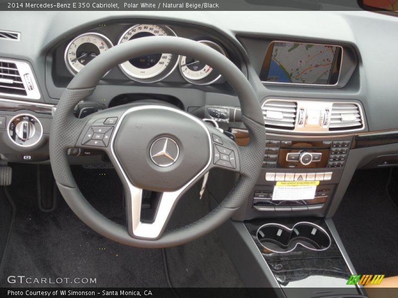 Polar White / Natural Beige/Black 2014 Mercedes-Benz E 350 Cabriolet