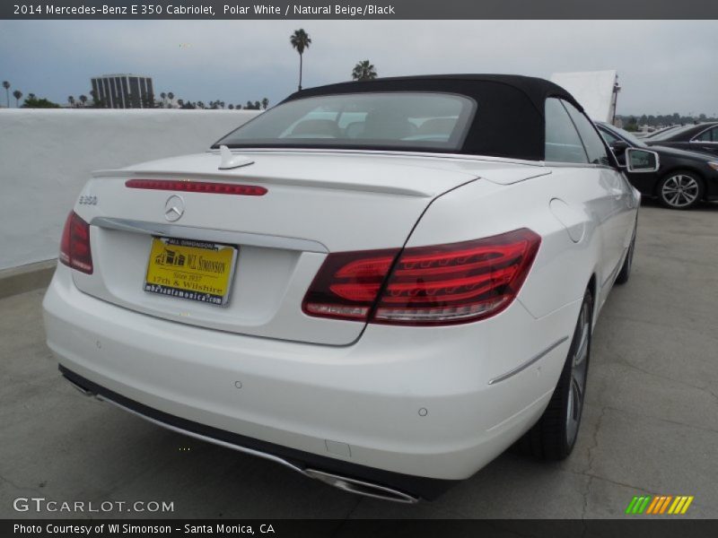 Polar White / Natural Beige/Black 2014 Mercedes-Benz E 350 Cabriolet