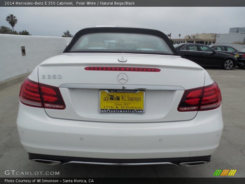 Polar White / Natural Beige/Black 2014 Mercedes-Benz E 350 Cabriolet