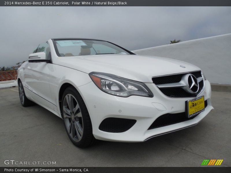 Polar White / Natural Beige/Black 2014 Mercedes-Benz E 350 Cabriolet