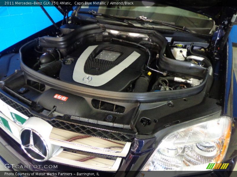 Capri Blue Metallic / Almond/Black 2011 Mercedes-Benz GLK 350 4Matic