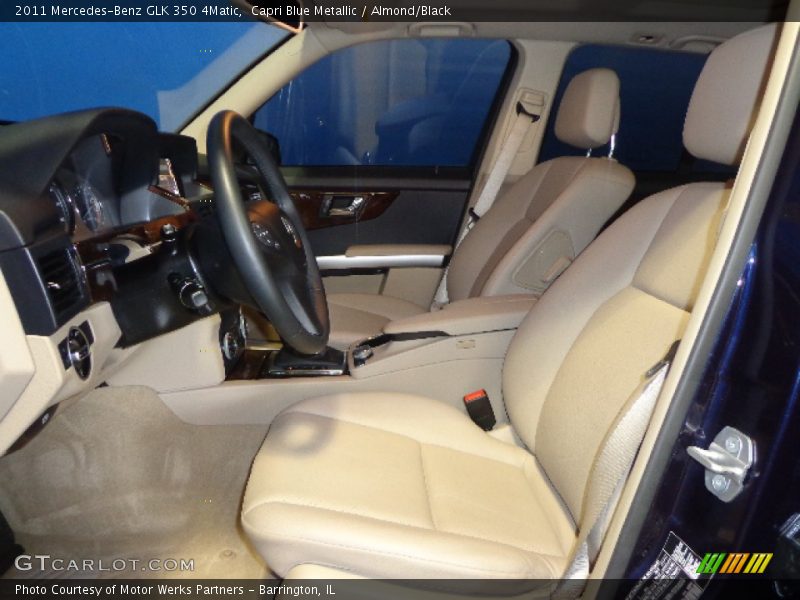 Capri Blue Metallic / Almond/Black 2011 Mercedes-Benz GLK 350 4Matic
