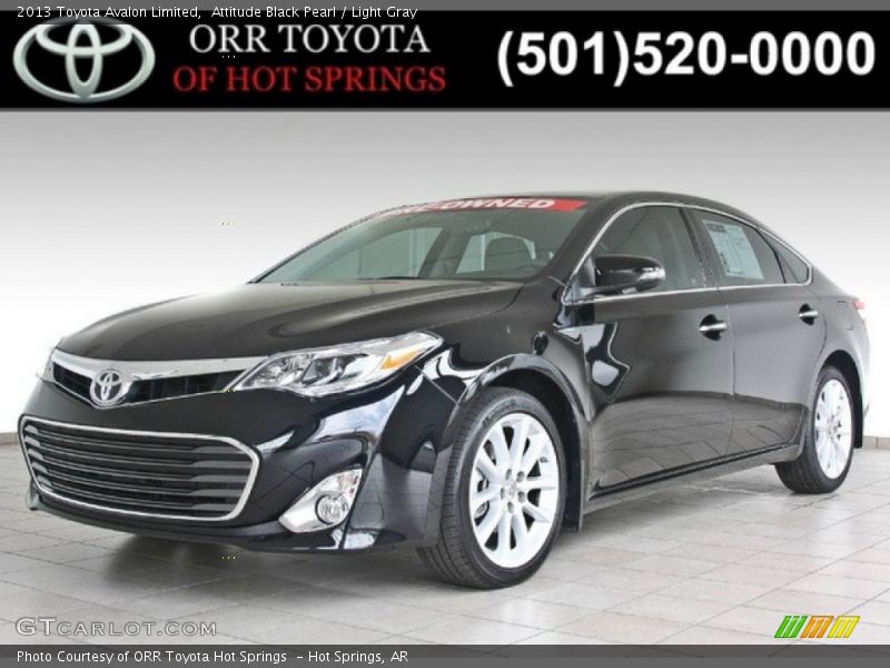 Attitude Black Pearl / Light Gray 2013 Toyota Avalon Limited