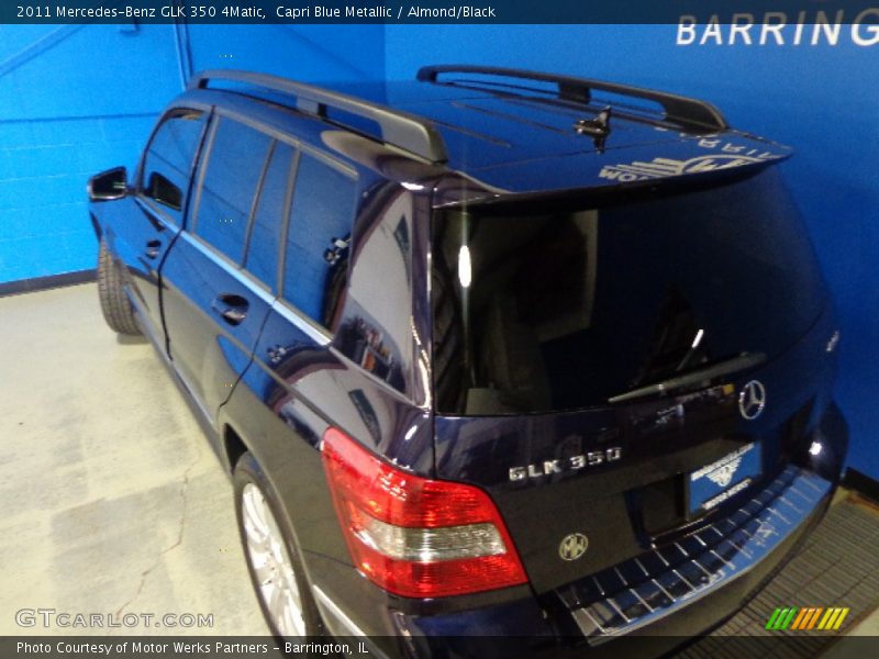 Capri Blue Metallic / Almond/Black 2011 Mercedes-Benz GLK 350 4Matic