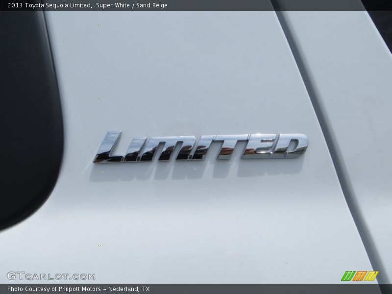 Super White / Sand Beige 2013 Toyota Sequoia Limited