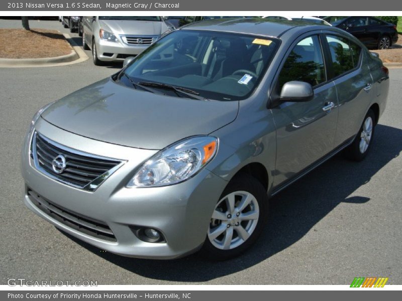 Magnetic Gray / Charcoal 2013 Nissan Versa 1.6 S Sedan