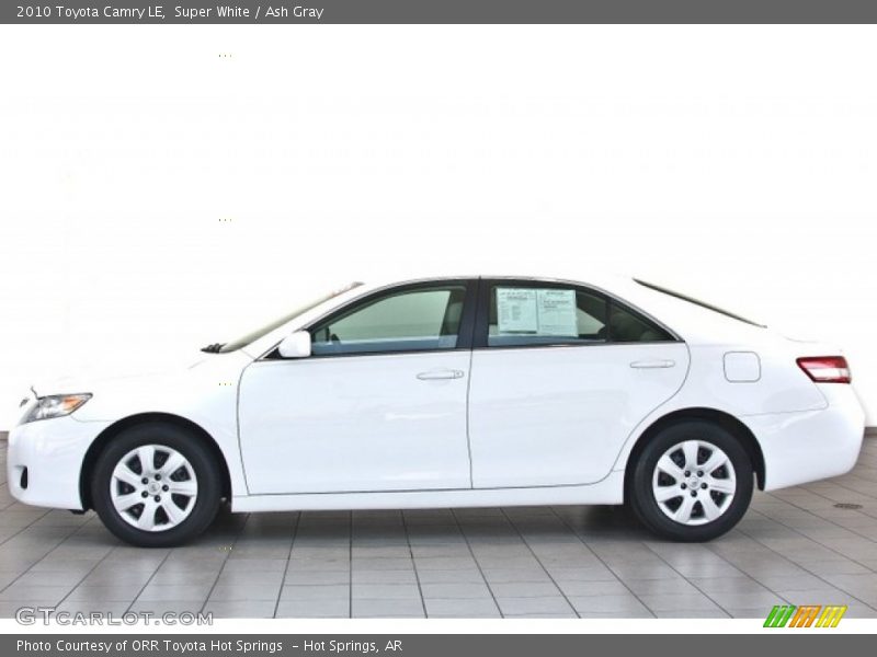 Super White / Ash Gray 2010 Toyota Camry LE