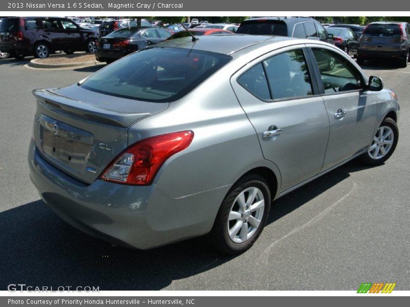 Magnetic Gray / Charcoal 2013 Nissan Versa 1.6 S Sedan