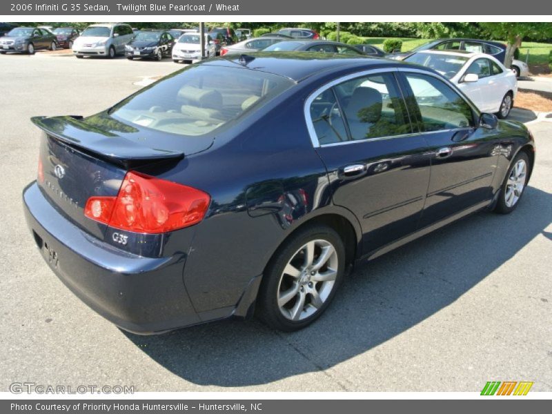 Twilight Blue Pearlcoat / Wheat 2006 Infiniti G 35 Sedan
