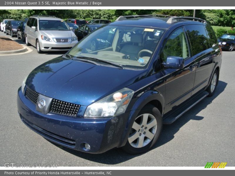 Majestic Blue Metallic / Beige 2004 Nissan Quest 3.5 SE