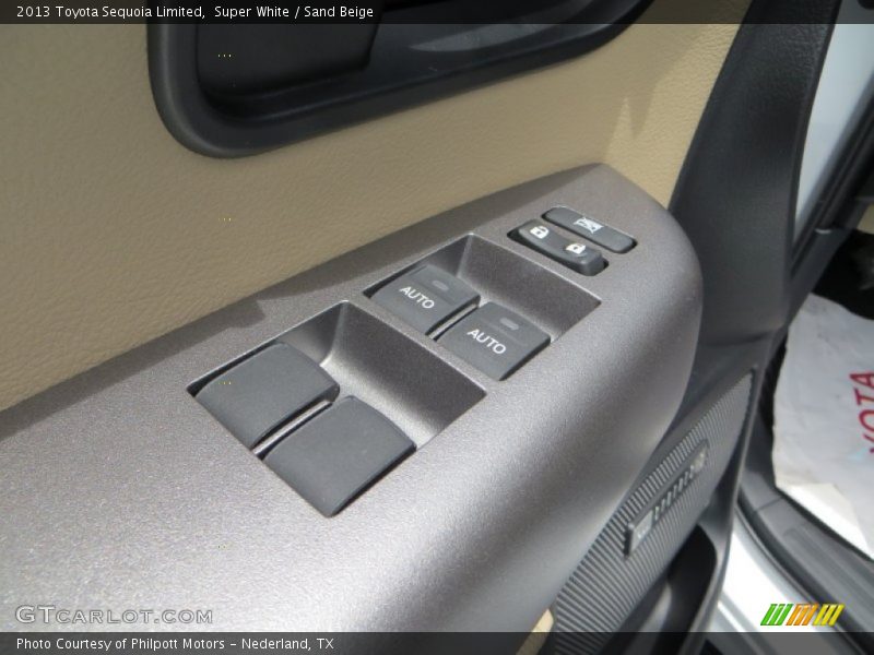 Super White / Sand Beige 2013 Toyota Sequoia Limited