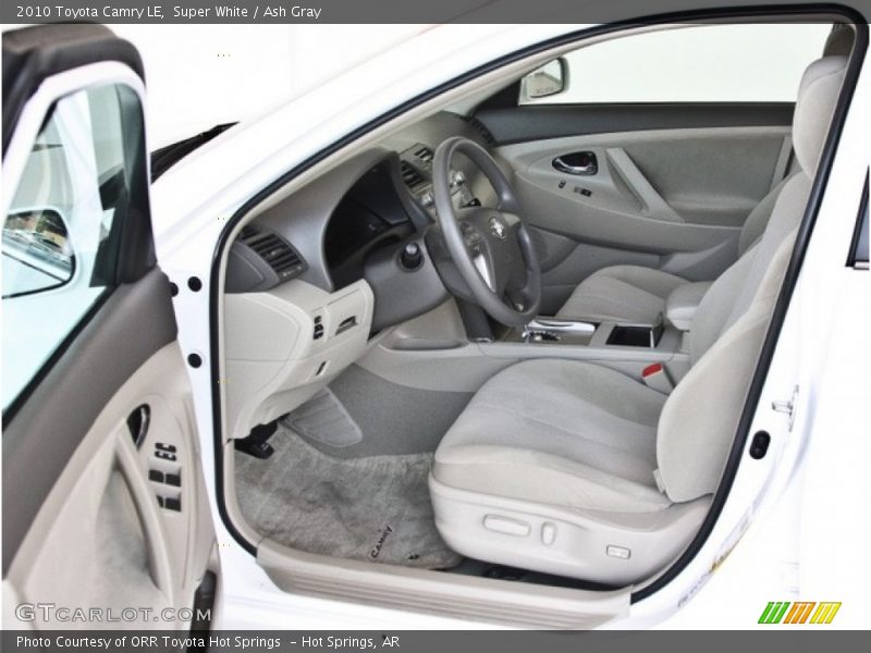 Super White / Ash Gray 2010 Toyota Camry LE