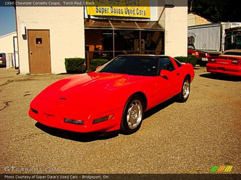 Torch Red / Black 1996 Chevrolet Corvette Coupe