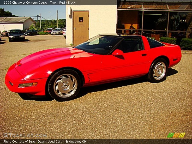 Torch Red / Black 1996 Chevrolet Corvette Coupe