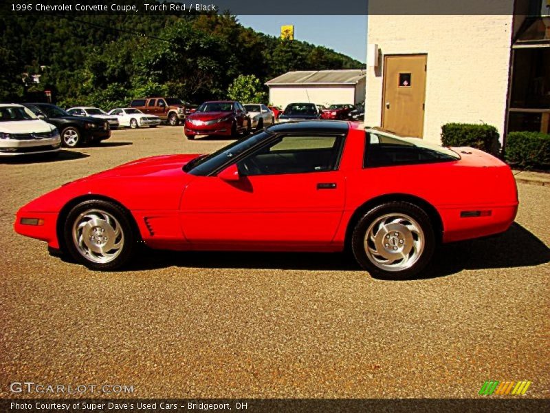 Torch Red / Black 1996 Chevrolet Corvette Coupe