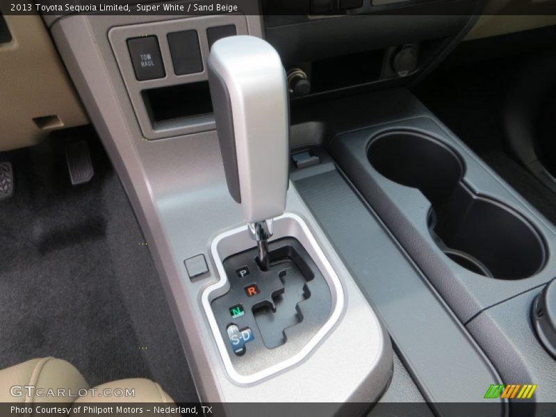 Super White / Sand Beige 2013 Toyota Sequoia Limited