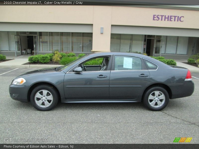Cyber Gray Metallic / Gray 2010 Chevrolet Impala LT
