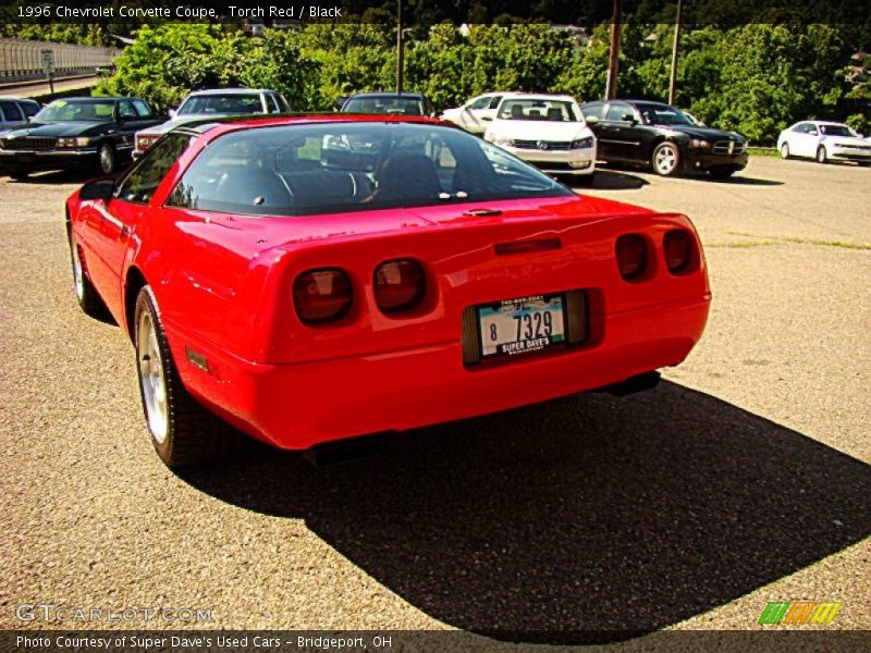 Torch Red / Black 1996 Chevrolet Corvette Coupe