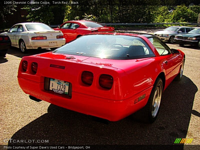 Torch Red / Black 1996 Chevrolet Corvette Coupe