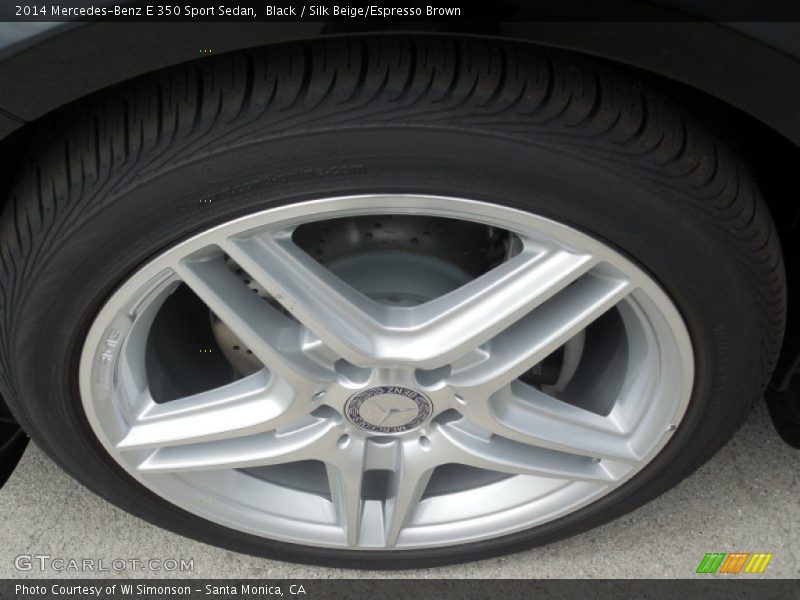 Black / Silk Beige/Espresso Brown 2014 Mercedes-Benz E 350 Sport Sedan