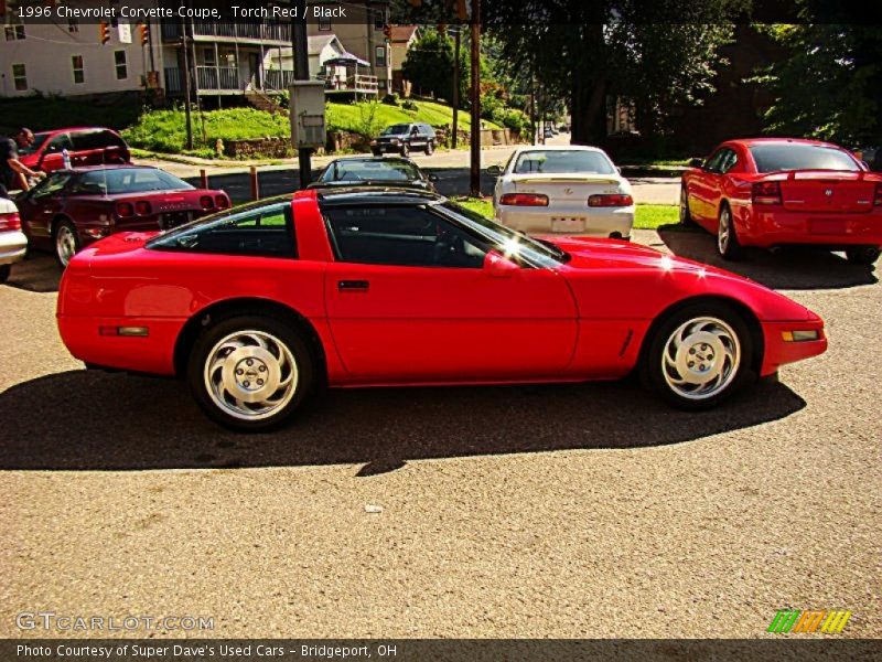 Torch Red / Black 1996 Chevrolet Corvette Coupe