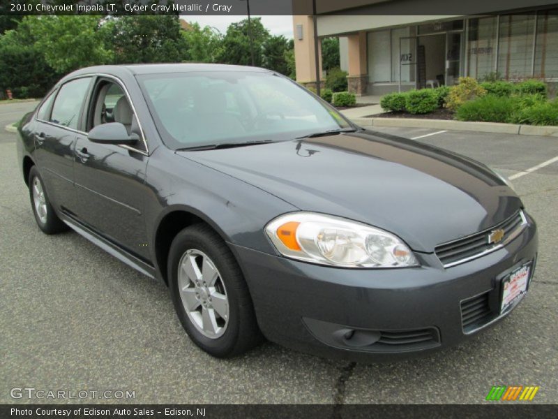 Cyber Gray Metallic / Gray 2010 Chevrolet Impala LT