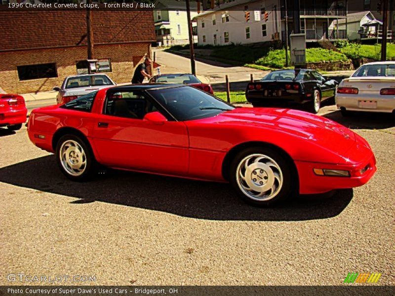 Torch Red / Black 1996 Chevrolet Corvette Coupe